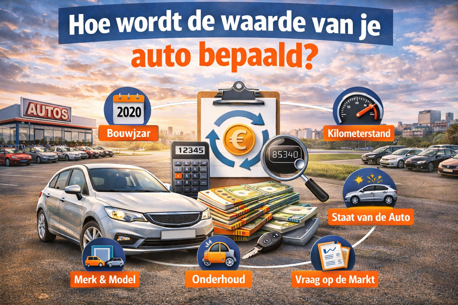 hoe wordt de waarde van je auto bepaald